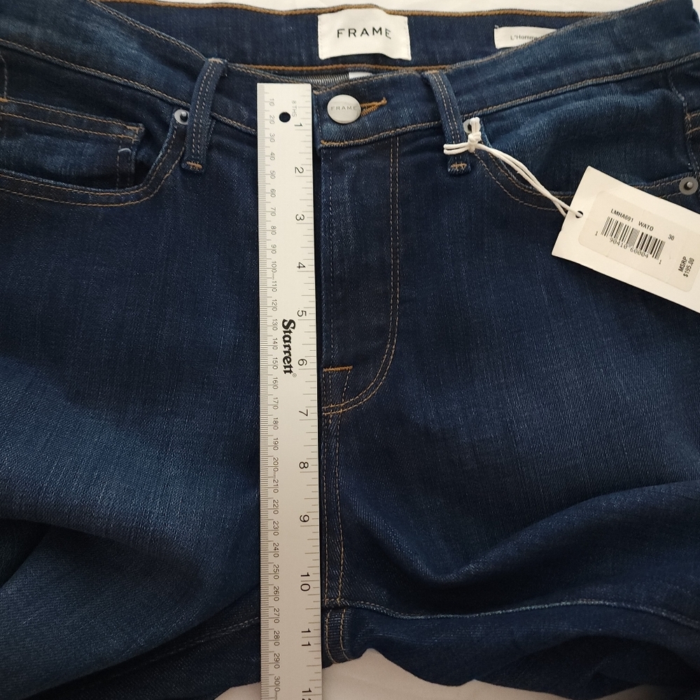 Frame Denim L'Homme Athletic Mid-Rise Slim Fit Jeans In Watertown - Picture 8 of 8